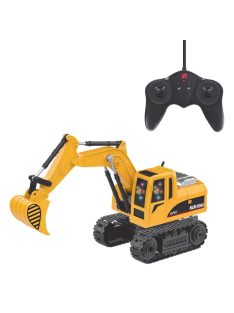   Багер с дистанционно управление, 40.5x11x30cm, Жълт, 3+ години