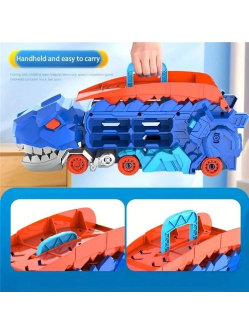 Писта - камион "Динозавър" с 2 превозни средства, 46x15x30cm, 3+ години