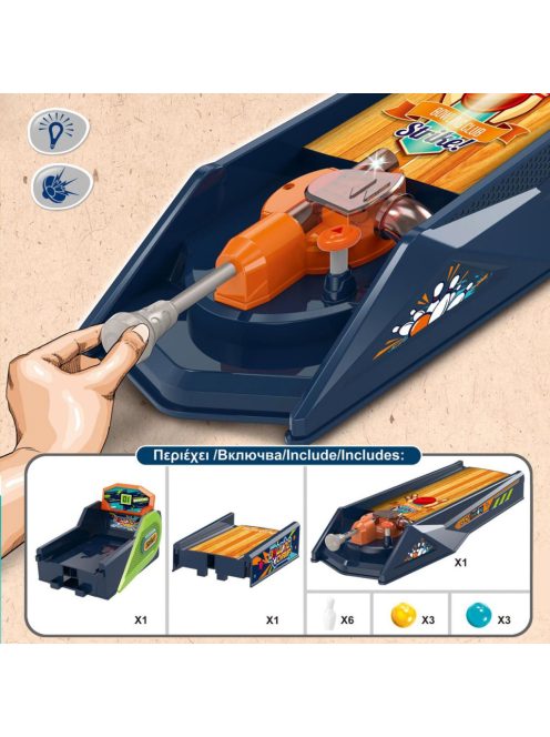 Игра електронен БОУЛИНГ със звук, светлини и LCD екран, 89x14.5x25 см