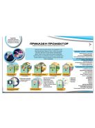 Детски приказен прожектор с 8 диска с приказки, Музика и светлина, 33x12x24.5cm, 3+ години