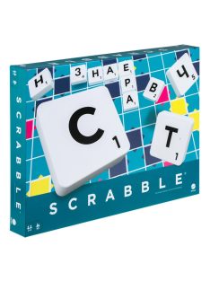   Класическа и забавна семейна настолна игра 2 в 1, Scrabble Original Mattel, 37x4x26.5cm