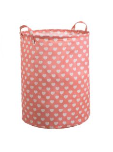  Кош за пране Сърчица с дръжки, 35x45 cm