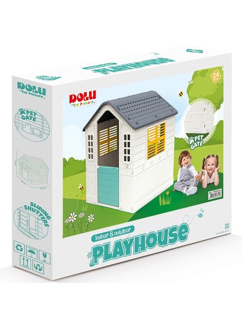 Детска градинска къща Dolu Garden Playhouse, 109x95x87.5 см