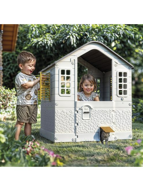 Детска градинска къща Dolu Garden Playhouse, 109x95x87.5 см