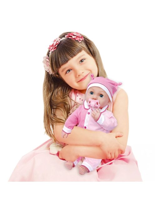 Бебе-Кукла (48см) с меко тяло и биберон, Звук, 25x13x46 cm , 3+ години