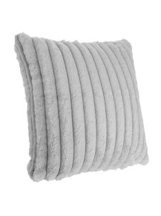   Декоративна калъфка за възглавница, 45x45см, Мека материя, Сива