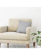 Декоративна калъфка за възглавница, 45x45см, Мека материя, Сива