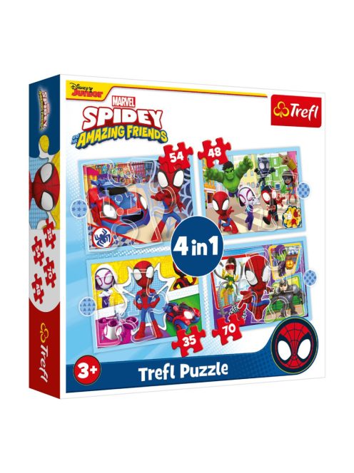 Пъзел (207ч.) Disney Spidey 3в1 Trefl, 28x6x28cm