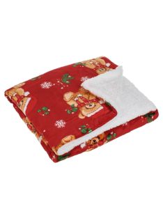   Детско одеяло Коледа 75 х 100 см, Шерпа меко, Christmass blanket