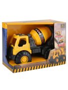 Бетоновоз,  23x12x18cm, Жълт, 3+ години