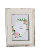 Рамка за снимка 10х15 см, VINTAGE  бяла