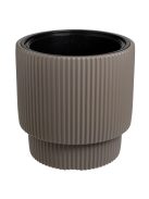 Пластмасова саксия с райе дизайн мока 36x36.5cm, 16 л