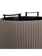 Пластмасова саксия с райе дизайн мока 36x36.5cm, 16 л