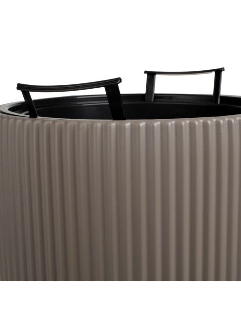 Пластмасова саксия с райе дизайн мока 36x36.5cm, 16 л