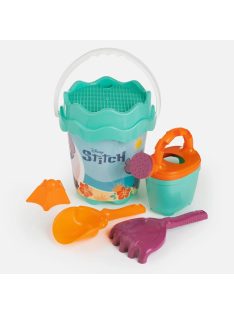   Плажна кофичка с 4 аксесоари Stitch, 16x20 см