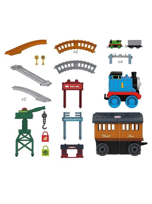 Игрален комплект 2в1 Thomas & Friends Transforming Thomas 2-in-1 от серията TrackMaster, GXH08