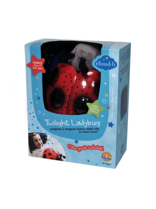Детска прожекционна нощна лампа Cloud B, Калинка класическа, 7353