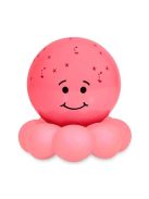 Нощна прожекционна лампа ОКТОПОД за детска стая от CloudB, Twinkles To Go Octo, Розова