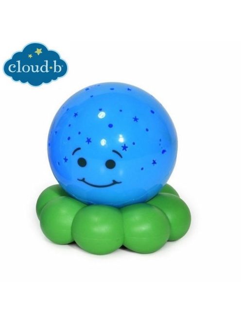 Нощна прожекционна лампа ОКТОПОД за детска стая от CloudB, Dreamz To Go Octo, Син/Зелен