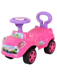   Детска кола за яздене Dimbo, За бутане, До 25 кг., 52x20x25 cm., 12+ месеца, Розов