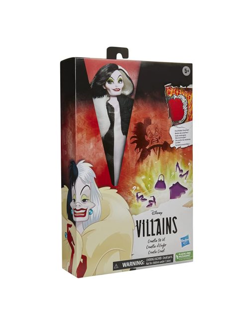 Hasbro Кукла Круела (101 Далматинци), Disney Villains Style Series: Cruella De Vil, F4563