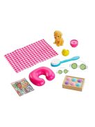 КУКЛА Барби в СПА център, Barbie Wellness Spa Doll Blonde with Puppy, 30 cm,  GJG55