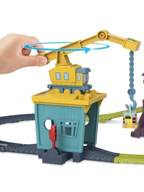 Игрален комплект Карго с кранът Карли Thomas & Friends Fix' Em Up Friends от серията TrackMaster Motorized, HDY58