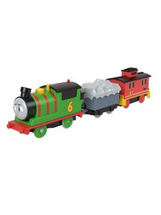  Влакче ПЪРСИ Thomas & Friends, Percy & Brake Car Brun от серията Trackmaster на Fisher Price, HHN44
