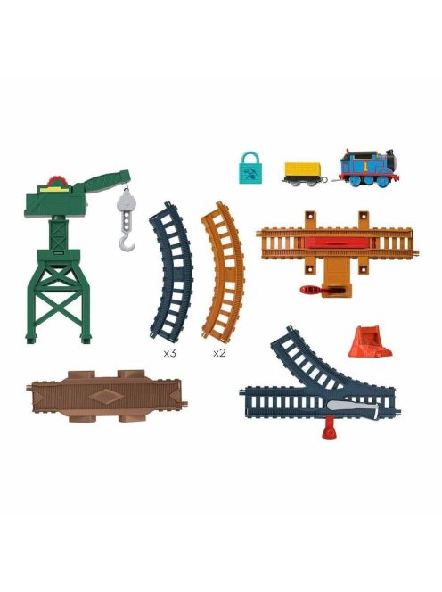 Игрален комплект Карго с Кранки Thomas & Friends Cranky The Crane Cargo от серията TrackMaster Motorized, HGY79