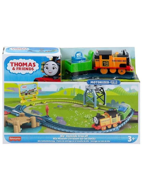 Игрален комплект НИЯ с доставка на пристанището Thomas & Friends Nia Dockside Drop off от серията TrackMaster Push Along, HGY81