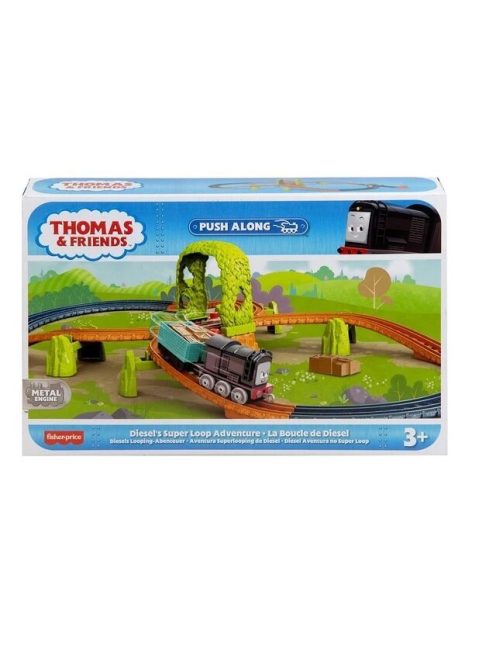 Игрален комплект Дизел приключения Thomas & Friends Diesel's Super Loop Adventure от серията TrackMaster Push Along, HGY85