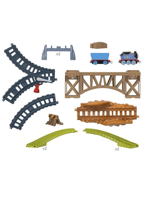Игрален комплект ТОМАС Thomas & Friends Wooden Bridge Delivery Set от серията TrackMaster, HHV79