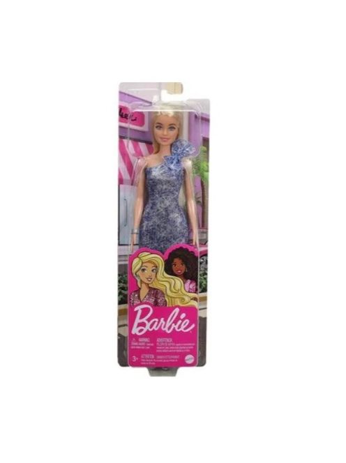 КУКЛА Барби Блясък, блондинка със синя рокля, 30 cm, Barbie Glitz Doll, 10.5 x 33 x 5 cm