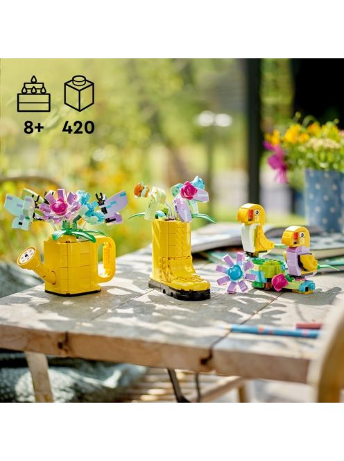 LEGO CREATOR Цветя в лейка, Flowers in watering can, 31149