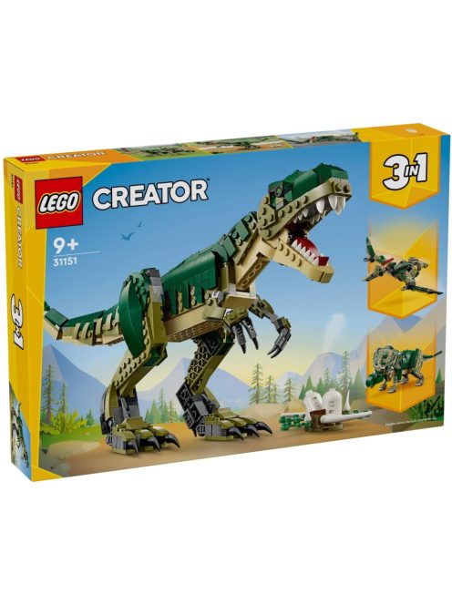 LEGO CREATOR Tиранозавър рекс, Т. Rex 3in1, 31151