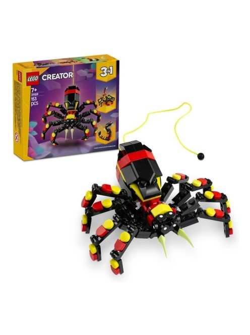LEGO CREATOR Диви животни: изненадващ паяк, Wild Animal: Surprising Spider, 31159