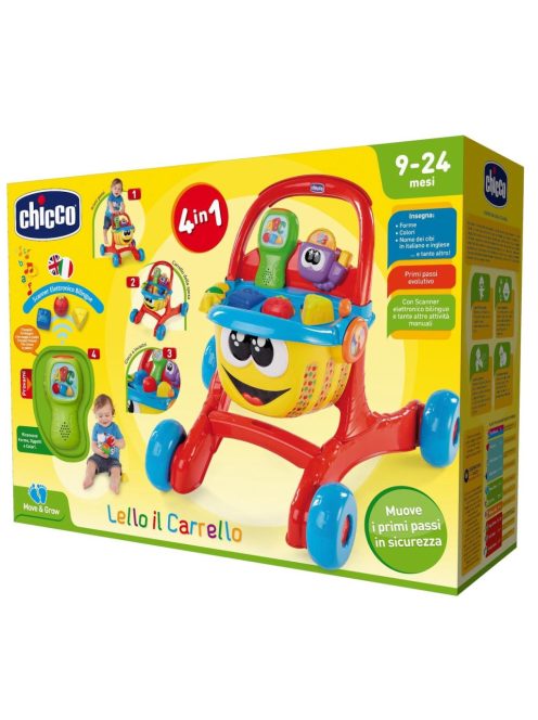 Детска проходилка за бутане Chicco, 3в1, Happy Shopper, 60х29х60 см., 7655000030