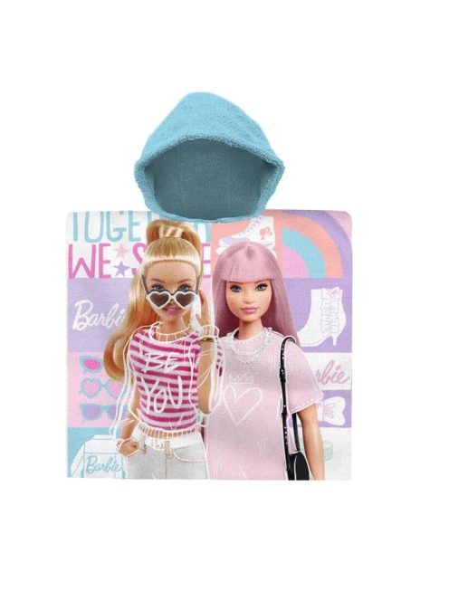 Детско пончо Disney Barbie, 60x120cm, 2+ години