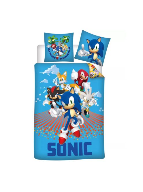 Детски спален комплект Соник, Disney Sonic Always Running bedding set, 140x200cm
