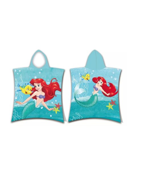 Детско пончо Disney Princess Ariel, 50x115cm, 2+ години