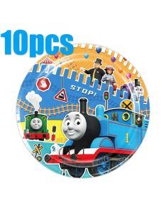   Комплект чинии картонени за парти (8-10 бр), Томас - Thomas paper party plate