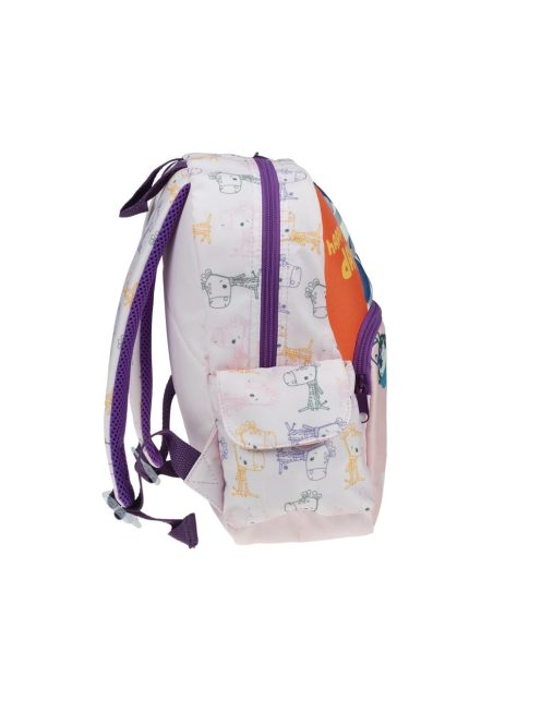 Детска раница 3D Зебра (30х25х15), Регулируеми презрамки, Fisher Price Backpack Happy Day