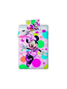   Детски спален комплект Мини Маус, Disney Minnie Mouse bedding set, 140x200cm, Многоцветен