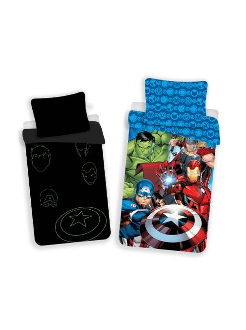 Детски спален комплект Отмъстителите фосфорициращ, Disney Avengers bedding set, 140x200cm