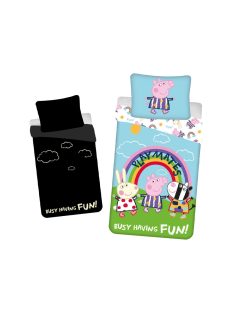   Детски спален комплект Прасето Пепа фосфорициращ, Disney Peppa Pig bedding set, 140x200cm