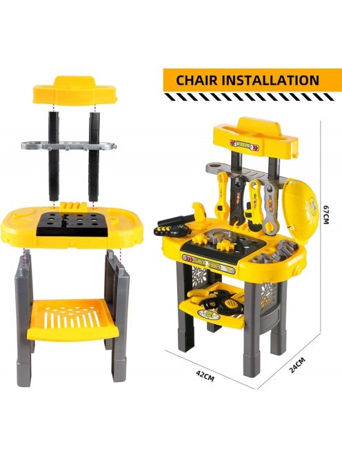 Работилница с инструменти Bricolage & Tool Luxury, 67 х 24 х 42см