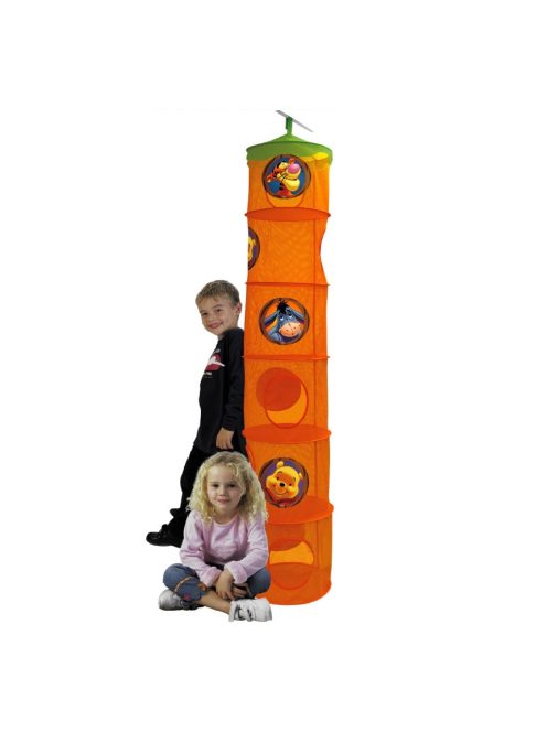 Детска етажерка за играчки Мечо Пух, Органайзер за детска стая, Disney Winnie The Pooh, 178 х 30 cm