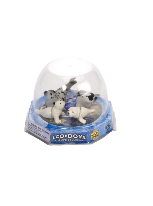 Фигурки Животинки Wild Republic, Семейство Тюлени, Eco-Dome, 89299