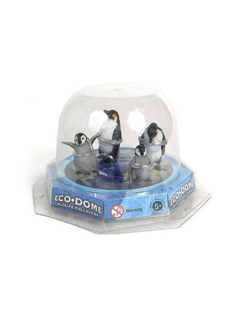 Фигурки Животинки Wild Republic, Семейство Пингвини, Eco-Dome, 89312