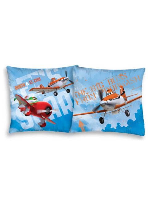 Калъфка за възглавница Самолетите, Disney Planes Dusty & El Chu pillow cover, 40x40cm, Син
